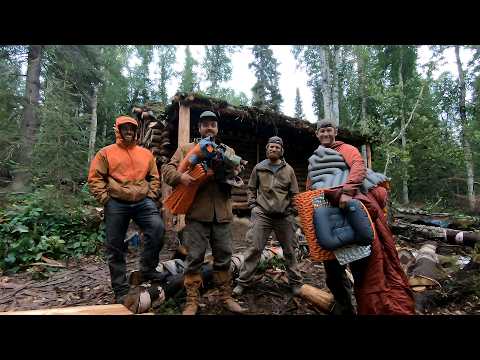 5 Weeks Surviving Alaska | Rebuilding Off-Grid Cabin.