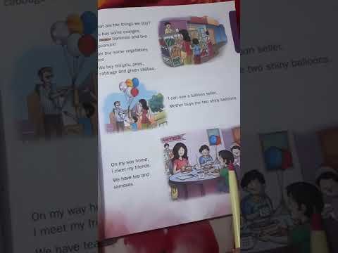 "A Trip to the Market" class 1 English chapter 5