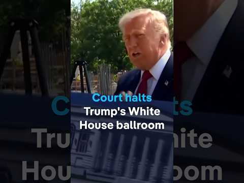Court halts Trump's White House ballroom | DW News
