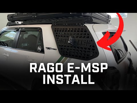 Rago Fabrication 4Runner E-MSP Install (Exterior Modular Storage Panel)