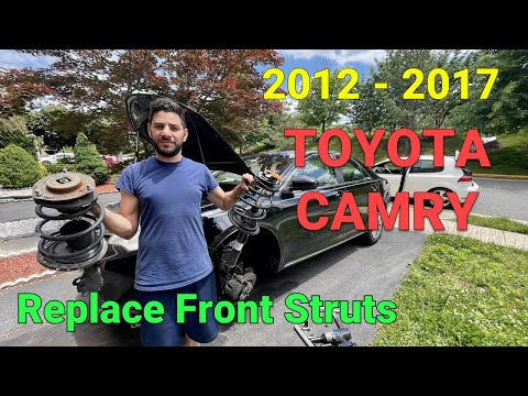 DIY 2012 2013 2014 2015 2016 2017 Toyota Camry Replace Front Struts
