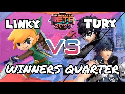 Clasificatoria Delfino maza Tijuana  Linky (toon  link) vs Tury (joker/chrom) Winners Quarters