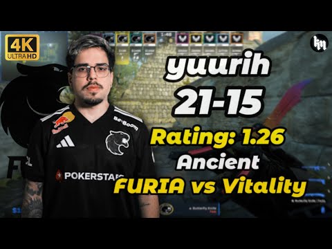 yuurih (21-15) FURIA vs Vitality (Ancient) | IEM Chengdu 2025 #FURIA #yuurih #cs2