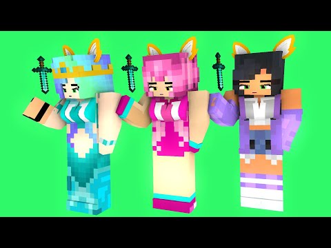 2002 DANCE MEME | MINECRAFT ANIMATION | APHMAU, LISA AND MERMAID - MONSTER SCHOOL