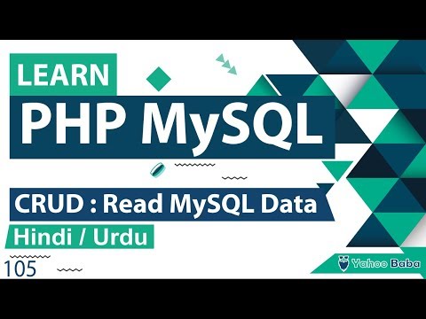 PHP MySQL CRUD Read Data Tutorial in Hindi Urdu