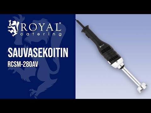 video - Sauvasekoitin - 280 W - Royal Catering - 160 mm - 600 - 16 000 r/min