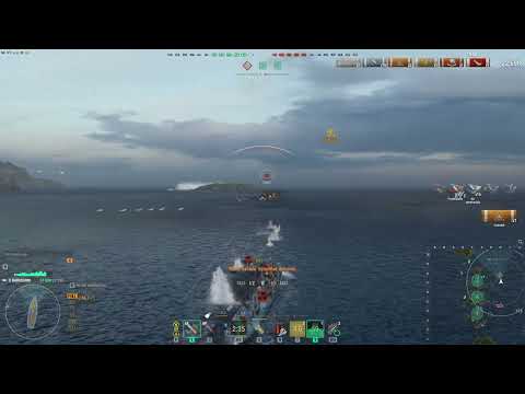 Short Takes Harugumo on attack