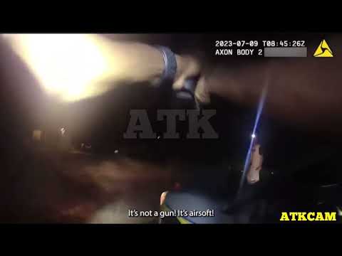 Police Bodycam shows JSO Police Officer Sh*ot Man Wielding A Knife and an Airsoft Pistol