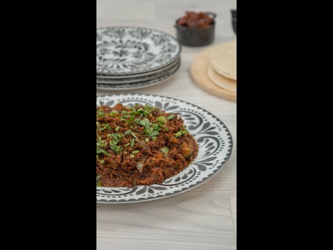 Machaca en salsa roja - Escosa de Buen Sabor