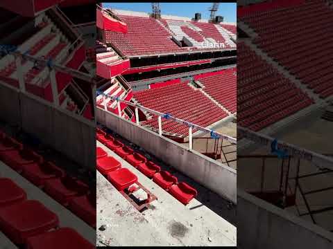 Después de la barbarie en Avellaneda: las imágenes del estadio de Independiente destruido