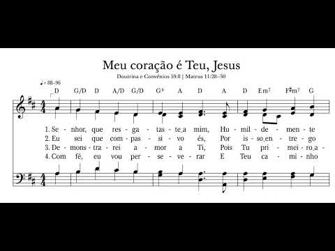 Meu Coração é Teu, Jesus | ❤️ Novos Hinos SUD 1041