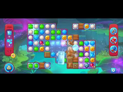 Fishdom gameplay level 2184