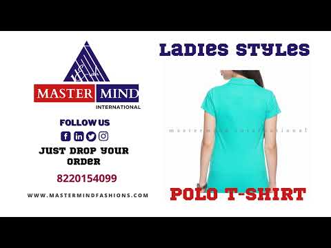 Half sleeve ladies polo t shirt, daily wear