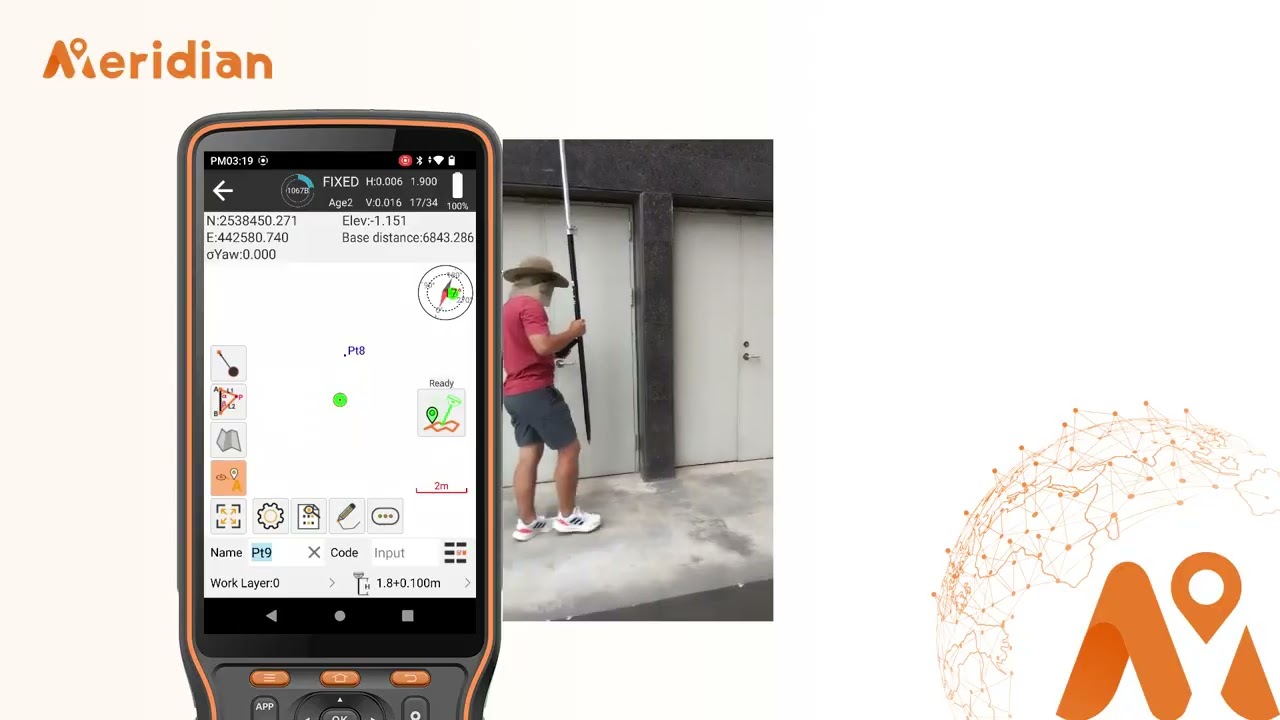 Meridian GNSS M5Plus Accuracy