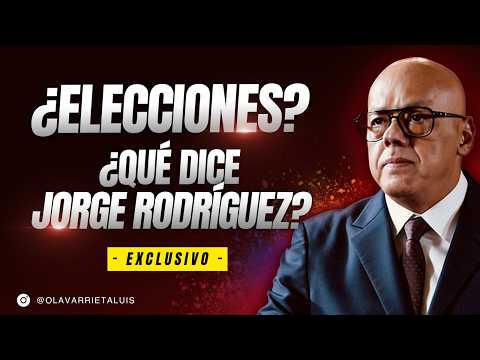 JORGE RODRÍGUEZ: "Se COMETIÓ UN ERROR que DEBE SER ENMENDADO"