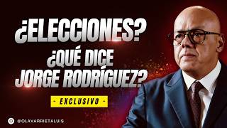 JORGE RODRÍGUEZ: "Se COMETIÓ UN ERROR que DEBE SER ENMENDADO"