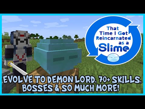 BECOME A DEMON LORD, 70+ SKILLS & MORE! Minecraft That Time I Got Reincarnated as a Slime Mod Review