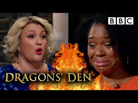 , title : 'Inspiring mum moved to tears in emotional pitch | Dragons' Den - BBC'