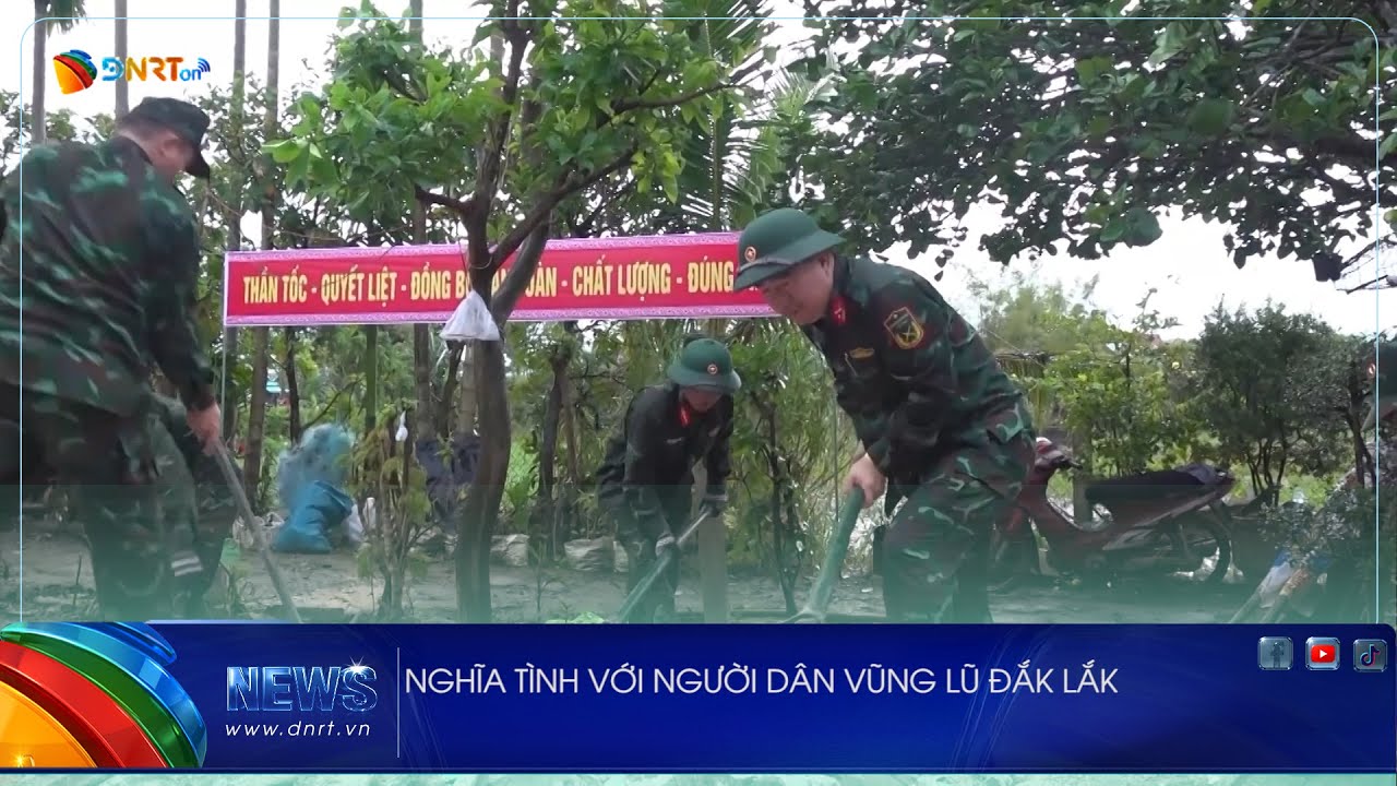 NGHĨA TÌNH VỚI NGƯỜI DÂN VŨNG LŨ ĐẮK LẮK