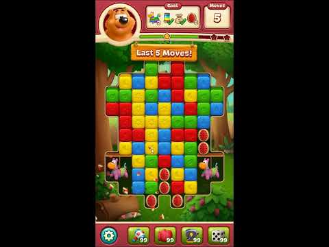 Toon Blast Level 6477 - NO BOOSTERS 🐻🐺🐱 | SKILLGAMING ✔️