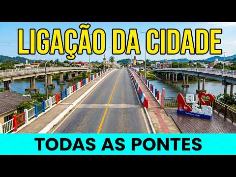 As 10 Pontes De São João Batista/SC Que Ligam O Centro Aos Bairros & Vice-Versa