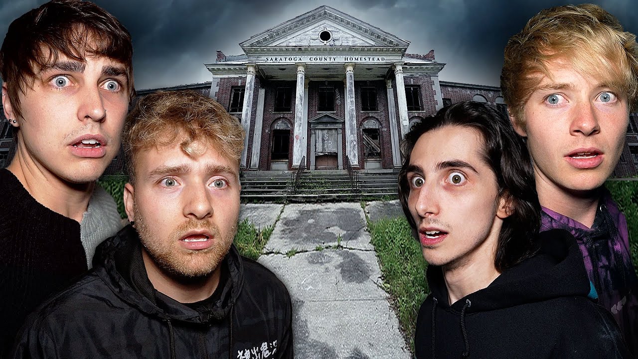 Investigating MASSIVE Haunted Hospital (PEOPLE CAME IN!)