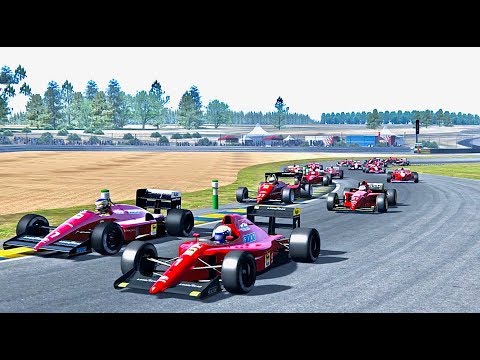 Ferrari F1 2018 vs All Ferrari F1 Cars - Le Mans 24 Hours Circuit