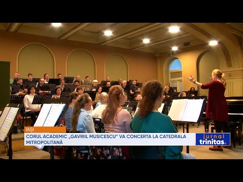 Corul academic „Gavriil Musicescu” va concerta la Catedrala Mitropolitană din Iași