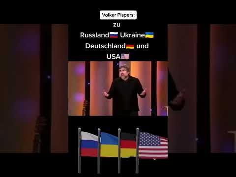 Volker Pispers zu - Russland - Ukraine - Deutschland und USA