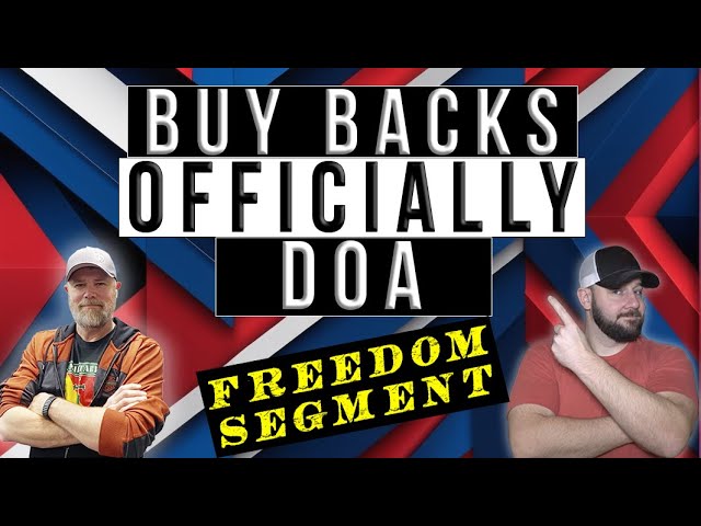 So... can we OFFICIALLY call gun buy backs DOA..? Lefties learn they're reselling the parts...