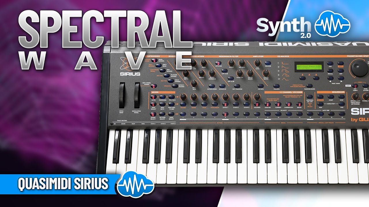 TPL033 - Spectral Wave Samples Pack - Quasimidi Sirius ( 253 presets ) - Video Preview 1
