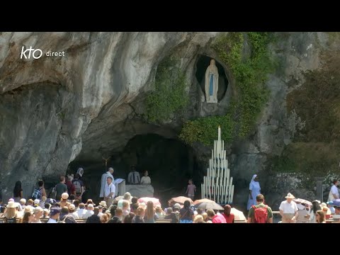 Chapelet du 8 août 2025 à Lourdes