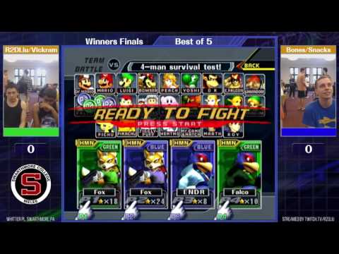 Event Match 21: R2DLiu/Vickram (Green) vs Bones/Snacks! (Blue) - Winners Finals