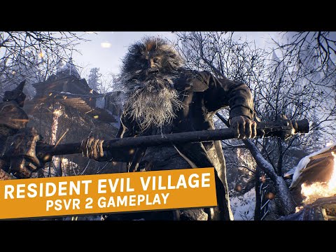 Resident Evil Village PSVR 2 Gameplay – Lycan Attack