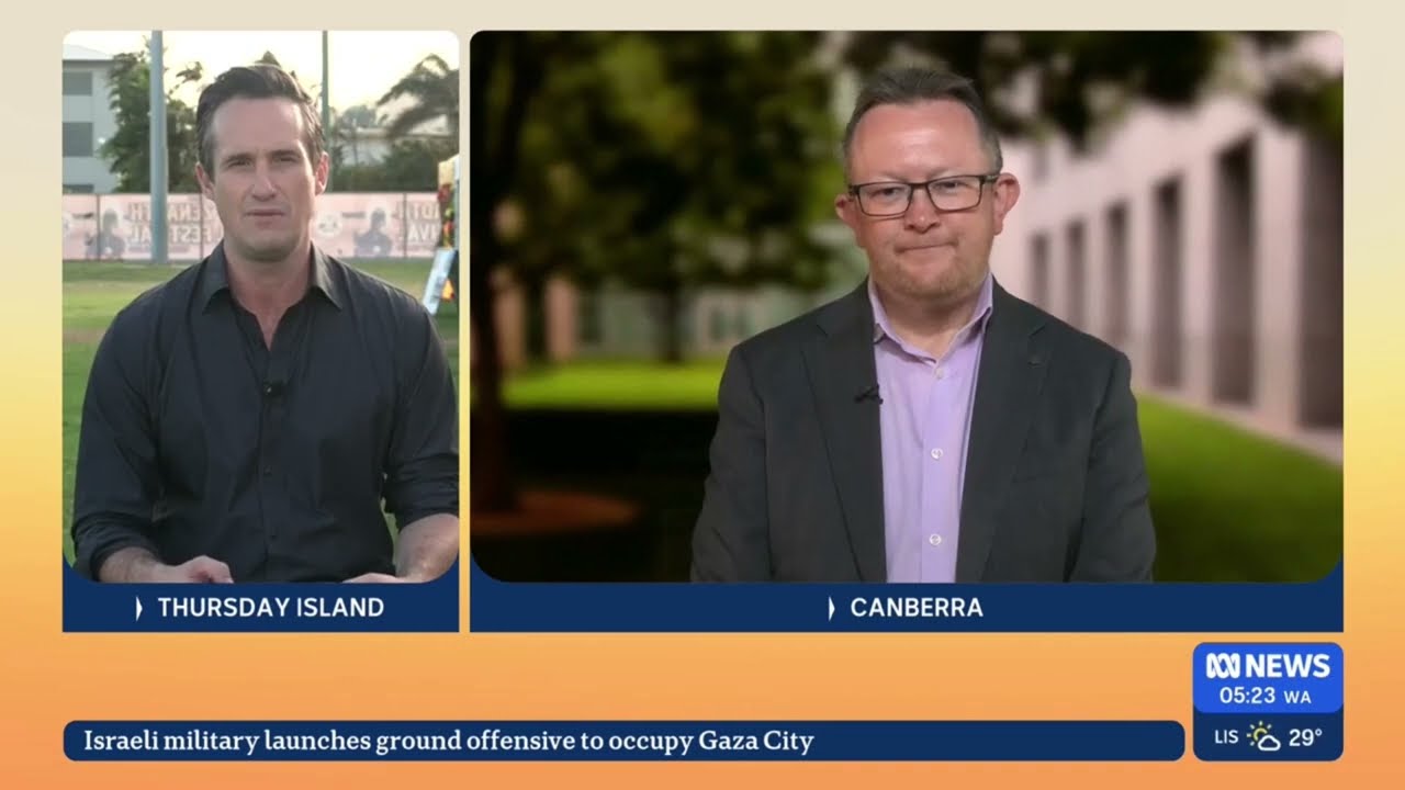 Mike Hughes - Interview with James Glenday on ABC News Breakfast - 17 September