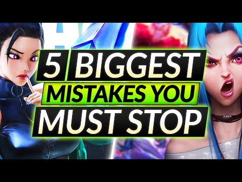 5 SECRET Reasons Why You're NOT CHALLENGER - LOW ELO MISTAKES You MUST FIX - LoL Guide