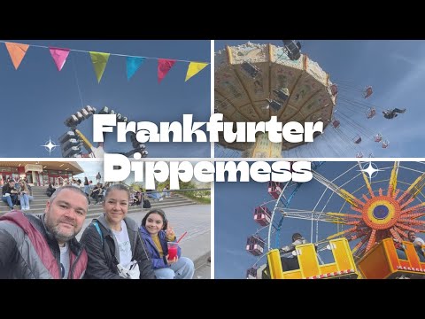Frankfurt Dippemess Lunapark’ta çocuk gibi eğlendik! 🎢🎡