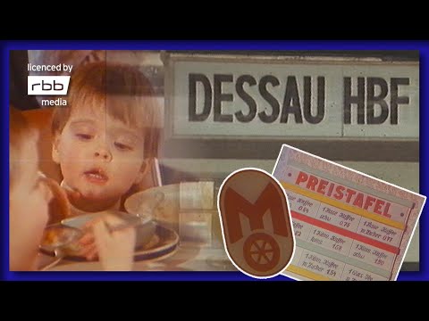 Test der Mitropa-Gaststätten in der DDR, 1987 | Halle, Bitterfeld, Dessau