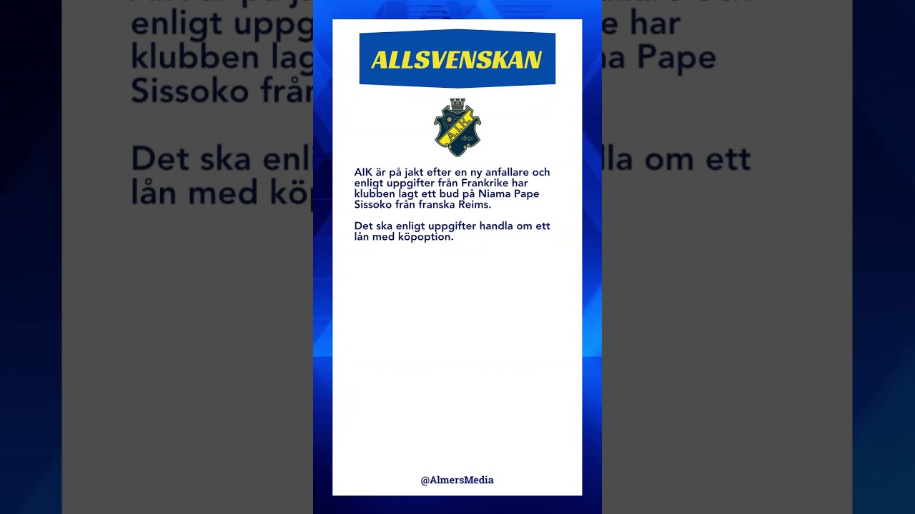 #Fotboll #Allsvenskan #AIK