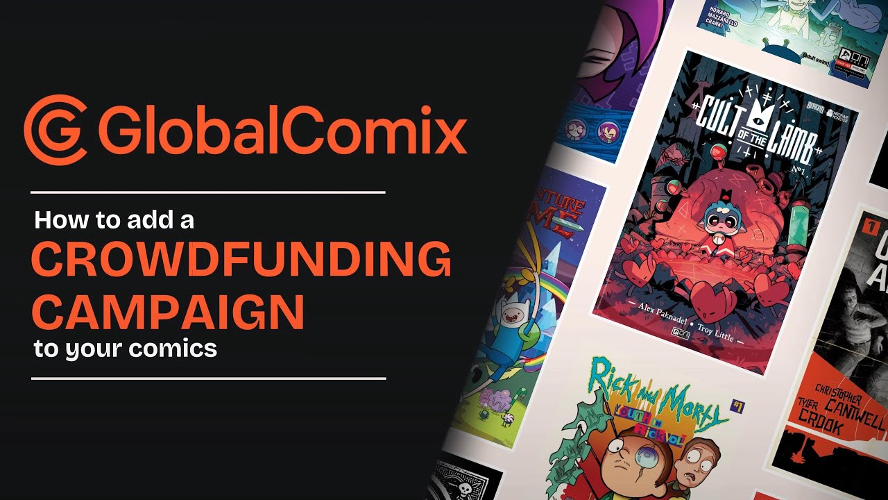 Add a Crowdfunding Campaign to your Comic on GlobalComix | Creator Tips