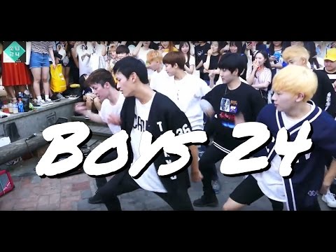 [BOYS 24] Busking 28.07.2016 - KSTATION TV