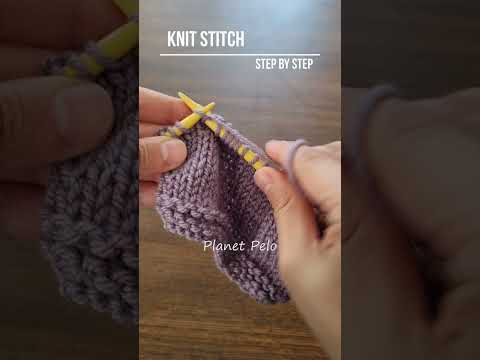 How to Do Knit Stitch - Step by Step