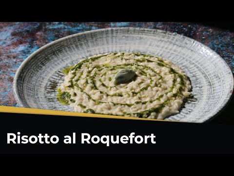 Ricetta del RISOTTO MANTECATO AL ROQUEFORT ed ERBE AROMATICHE