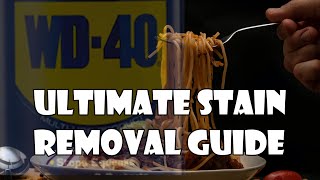 Best method for removing stains from your clothes