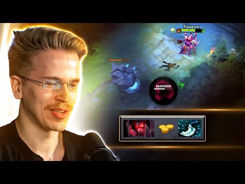 When Topson Experiments this unplayed hero on mid..