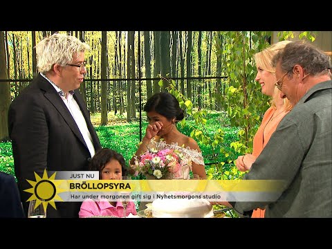 Vigseln förde samman familjen: ”De har suttit i Manilla, Spanien, Marocko och … - Nyhetsmorgon (TV4)