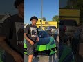 Guy sitting on man’s car gets a rude awakening #c8 #ferrari #lamborghini #luxurycar #c8convertible