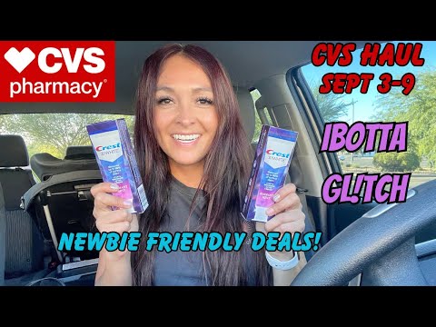 CVS Coupon Haul. Ibotta Gl!tch on toothpaste! Plenty of all digital deals! Sept 3-9