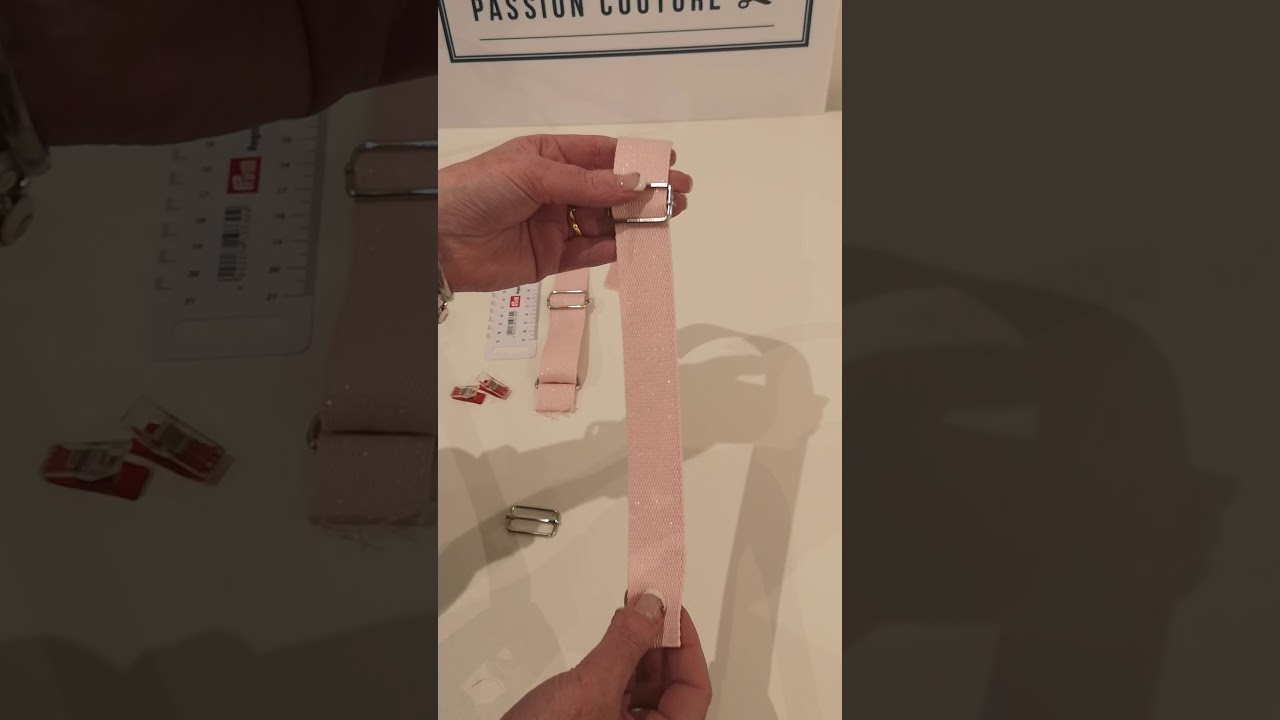 Coudre une sangle ou bandoulière réglables