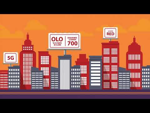 Video de animación de comunicación interna Claro Programa One contando la llegada de Claro a Perú